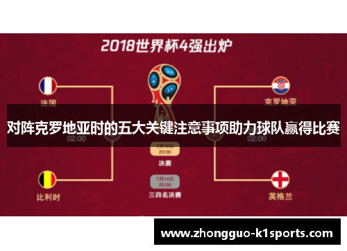 对阵克罗地亚时的五大关键注意事项助力球队赢得比赛